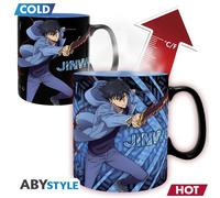 ABYSTYLE - SOLO LEVELING Mug thermo-réactif Jinwoo & Igris - Produit Officiel - Mug Heat Change - Céramique - Contenance 460 ml