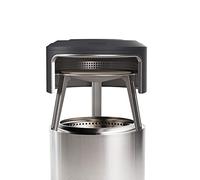 Solo Stove Bonfire Pi Fire Four à Pizza | Accessoire pour Brasero Bonfire, Avec Sac de Transport et Pierre à Pizza, Structure pour Feu de Bois, Acier Inoxydable, (H x Dia): 43 x 49 cm, 9 kg
