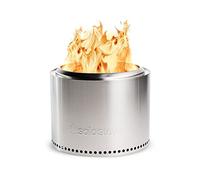Solo Stove Brasero Bonfire 2.0 | Inclus housse de transport, Brasero portable de sans émission de fumée, Combustion naturelle du bois, Bac à cendres amovible, acier inoxydable, 49,5 x 35,5 cm, 9 kg