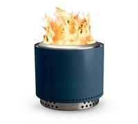 Solo Stove Brasero Bonfire et Support 2.0 | Brasero Portable de sans émission de fumée, Combustion Naturelle du Bois, avec bac à Cendres Amovible, Acier Inoxydable, 49,5 x 44,5 cm, 11,4kg, Bleu