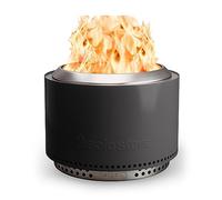 Solo Stove Brasero Yukon et Support 2.0 | Brasero de sans émission de fumée, Combustion Naturelle du Bois, avec bac à Cendres Amovible, Acier Inoxydable, 68,5 x 50,5 cm, 20 kg, Gris
