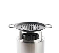 Solo Stove Gril en fonte et Hub pour brasero Ranger, batterie de cuisine en fonte avec Hub en acier inoxydable - surélever l'Élément de cuisson de 16,5 cm, Poids: 6,8 kg, Surface de cuisson: 36,20 cm