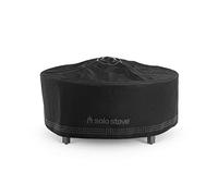 Solo Stove Housse de protection pour Surround, petite | résistante aux intempéries, acrylique teinté dans la masse/intérieur PVC/armature en aluminium, dimensions (HxDia) : 53 x 111 cm, noire