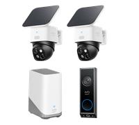 SoloCam S340 (Pack de 2 caméras + Sonnette vidéo E340 + HomeBase 3) Blanc