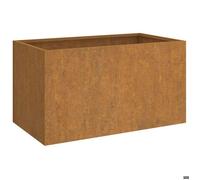 SOLOMOON@ Jardinière de patio - Lit surélevé 62x40x39 cm acier corten FR2103