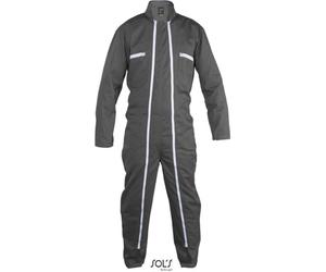 SOLs ProWear 80901 | Combinaison de travail Jupiter Pro - Lavable à 60 °C - Couleur : Dark Grey (Solid) - Taille : M (42/44)
