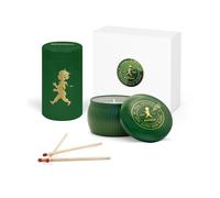 Solstickan Design Coffret cadeau Solstickan bougie parfumée + tube d'allumettes Vert-Forêt conifère