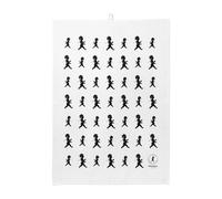Solstickan Design Torchon Solstickan 50x70 cm Blanc-noir