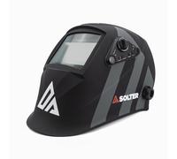 Solter HELLMET R-10 Écran de soudage automatique, technologie True Color, DIN réglable 5-8/9-13, zone de vision 100 x 60 mm, 4 capteurs, pile solaire remplaçable, certification CE 1/1/1/1