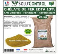 Solu'control Chélate De Fer Edta 13%, Anti-Chlorose, Fertilisant, Reverdissant, 25 Kg