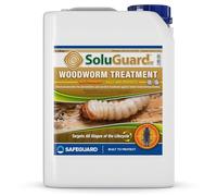 Soluguard Traitement Larves, Vers et Termites (5L) - Contre les Insectes Xylophages détruisant le Bois - Prêt à l'emploi et très Puissant