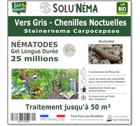 SOLUNEMA - Nématodes contre les vers gris - chenilles noctuelles - 25 Millions Longue Durée