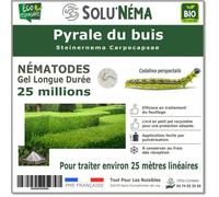 SOLUNEMA - Nématodes SC Contre la Chenille Pyrale du buis - 25 millions Steinernema Carpocapsae