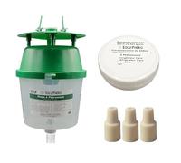 SOLUPHERO - Kit 1 Piège Funnel + 3 Phéromones Processionnaire du Chêne Bio - 1 Capsule 4 Semaines - Phéromone Écologique de Controle de Thaumetopoea processionea