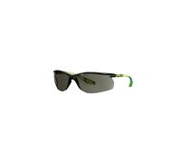 Solus Lunettes de sécurité 3M Solus CCS, branches citron vert, revêtement antibuée/antirayure (K&N) Scotchgard, optique grise, SCCS02SGAF-GRN-EU