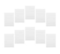 SOLUSTRE 10 Pièces Cahier D'écriture pour Garçon et Filles Papier Blanc Double Face, Lignes Pointillées et Ligne, Entraînement Formation des Lettres pour Maternelle et Devoirs