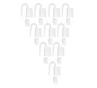 SOLUSTRE 10 Pièces Clips Anti-pincement pour Porte Butoirs de Sécurité Polyvalents pour Protection des Doigts Adaptés aux Hôtels Bureaux et Centres Commerciaux de Porte Robuste pour Sols