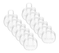 SOLUSTRE 12 Pièces Boîte de Valise Ronde en Ps Décorative et Multifonctionnelle, Petite Boîte pour Présents de Mariage et Fêtes, Design Unique et Apparence Délicate