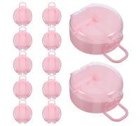 SOLUSTRE 12 Pièces Boîte Ronde de Valise pour Dragées Mariage, Petite Boîte à Bonbons Portable en Ps Design Unique et Apparence Délicate pour Fête à Thème