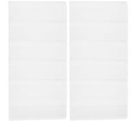 SOLUSTRE 15 Pièces Pochette de Passeport PVC Étui de Protection | Blanc Élégant, Imperméable et Anti-poussière, Format Voyage, Multifonction, pour Cartes et Documents