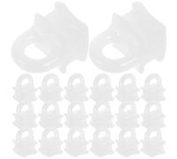 SOLUSTRE 150 Pièces Crochet Coulissant pour Stores, Glisseur à Roue | Rails Carrés de Stores, Structure Intégrée, Mouvement Silencieux, Anti-usure, Chambre et Bureau