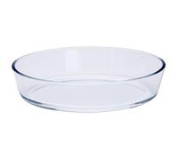 SOLUSTRE 1pièce Plaque à Four Verre Borosilicaté Résistante Chaleur pour Pizza Gratin et Four Traditionnel Micro-ondes Facile Entretien pour Cuisine Professionnelle ou Domestique