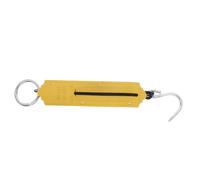 SOLUSTRE 2 Pièces Balance à Ressort Mécanique Suspendue, Balance à Bagages, Métal, Portable, Mesure Précise, 50 Kg/110 Lb, Or, pour Poissons et Légumes, Usage Extérieur et Agricole