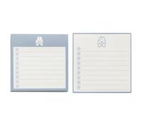 SOLUSTRE 2 Pièces Bloc-notes Autocollant en Papier pour Prise de Note | Design Enfantin, Rappels Rapides, Finition Soignée, pour Parents, Adolescents, Planning et Travail