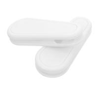 SOLUSTRE 2 Pièces Boutons Pom Blancs Élégants et Résistants et Résistants | Installation Facile, Usage Polyvalent, Finition Classique, pour Bureau et Chambres, Accessoires de Remplacement