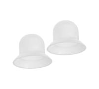 SOLUSTRE 2 Pièces Capuchon D'embout de Mât de Parasol de Terrasse 29 | Kit de Réparation pour Parasols de Jardin Pêche, Installation Facile, Stabilité Renforcée, Lot de Deux Pièces