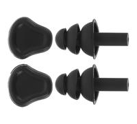 SOLUSTRE 2paires Bouchons Oreilles Étanches et Anti-bruit Protection Auditive Confortable pour Natation Bain Étude et Sommeil Réutilisables Unisexes