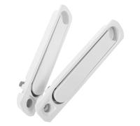 SOLUSTRE 2pièces Poignées De Fenêtre Coulissante Poignée Invisible Pour Porte-fenêtre Alliage De Zinc Manipulation Fluide Adaptée Pour Cuisine Et Balcon