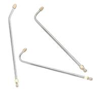 SOLUSTRE 3pièces Lance Télescopique INOX pour Nettoyeur Haute Pression Buse Haute Pression Extension Robuste pour Nettoyage Gouttières et Zones Difficiles Accessoires Durables pour Usage
