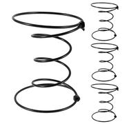 SOLUSTRE 4 Pièces Ressorts de Tension pour Fauteuil Inclinable, Ressorts de Remplacement en Acier Noir, Support de Poids Corporel, pour Réparation de Canapé et Siège