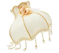 SOLUSTRE Abat-jour en Tissu Dentelle Style Européen pour Lampe de Table et Lampadaire, Facile à Installer, Confortable Toucher, pour Chambre et Hôtel