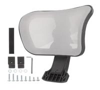 SOLUSTRE Appui-tête Pivotant pour Chaise de Bureau Ergonomique Mousse Souple et Structure en Plastique Réglable en Hauteur pour Confort