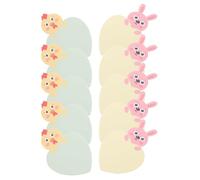 SOLUSTRE Bloc-notes Pâques Poussin Lapin en Papier Adhésif Doux | Style Dessin Animé Mignon, Usage Bureau et Fête, Format Compact, Feuilles Déchirables, Multi-usage