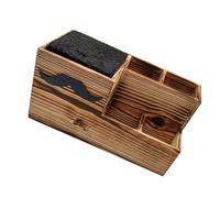 SOLUSTRE Boîte de Rangement Multifonctionnelle en Plastique pour Outils de Coiffure, Porte-ciseaux et Porte-peignes Pratique pour Salon de Coiffure Usage Quotidien Couleur