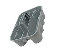 SOLUSTRE Boîte de Rangement Portable et Poignée Plusieurs Compartiments en Plastique Extérieur pour Outils de Nettoyage et Divers Objets