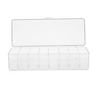 SOLUSTRE Boîte D'exposition en Acrylique pour Mini-Figurines et Ornements avec 8 Étages Détachables, Couvercle Ouvrable et Protection Antichute pour Organisation de Bureau