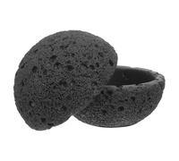 SOLUSTRE Bol et Conservation Longue Durée Chaleur en Pierre Volcanique Noire Fumoir Forme Sphérique Planétaire, avec Circulation Immersive de Fumée pour Présentations sur Table