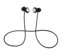 SOLUSTRE Bouchons D'oreille en Silicone avec Boîtier Abs avec Cordon Noir Design CD Unique Protection Auditive Anti-bruit Portable pour Étude et Sommeil