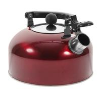 SOLUSTRE Bouilloire Sifflante Facile à Nettoyer en Acier Inoxydable 3l Poignée Ergonomique Théière Alimentaire Rouge Compatible Cuisinière et Induction Plusieurs styles Plusieurs styles