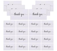 SOLUSTRE Cartes de remerciement en papier 150 pièces 9 x 5,5 CM cartes de remerciement pour commande notes vierges personnalisables pour restaurants et petites boutiques