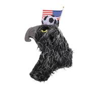 SOLUSTRE Chapeau de Supporter Football en Polyester avec Drapeau Aigle Patriotique pour Fête du 4 Juillet et Événements Football Uniques et Originaux