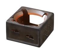 SOLUSTRE Chauffe-théière en Céramique Rétro Noir pour Maison, Outil de Chauffage pour Théière, Surface Polie et Lisse, pour Amateurs de Thé