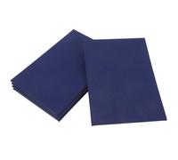 SOLUSTRE Couverture de Certificat Protection Professionnelle avec Bords sans Bavure 5 Pièces Bleu, en Papier A5 Design Élégant pour Cérémonies de Remise de Prix et Entreprises