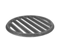 SOLUSTRE Grille de Cuisson Ronde en Fonte 13 Cm - Accessoire Barbecue Charbon de Bois, Support Robuste Résistant Haute Température pour Utilisation Extérieure, Jardin et Barbecue en Plein