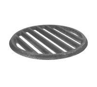 SOLUSTRE Grille Ronde pour Barbecue Foyer Extérieur et Fonte | Noir, Rétention de Chaleur et Entretien Simple, Cuisson pour Grillades et Usage Polyvalent