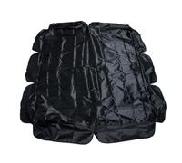 SOLUSTRE Housse de Balançoire Résistante aux Intempéries en Polyester 190t Argenté, Auvent de Remplacement Simple pour Balançoire Extérieure Noire, Protection Imperméable